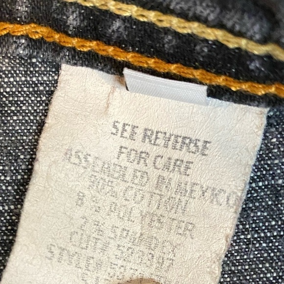 Paris Blue Distressed Ultra Mini Skirt Size 7 - Picture 8 of 13